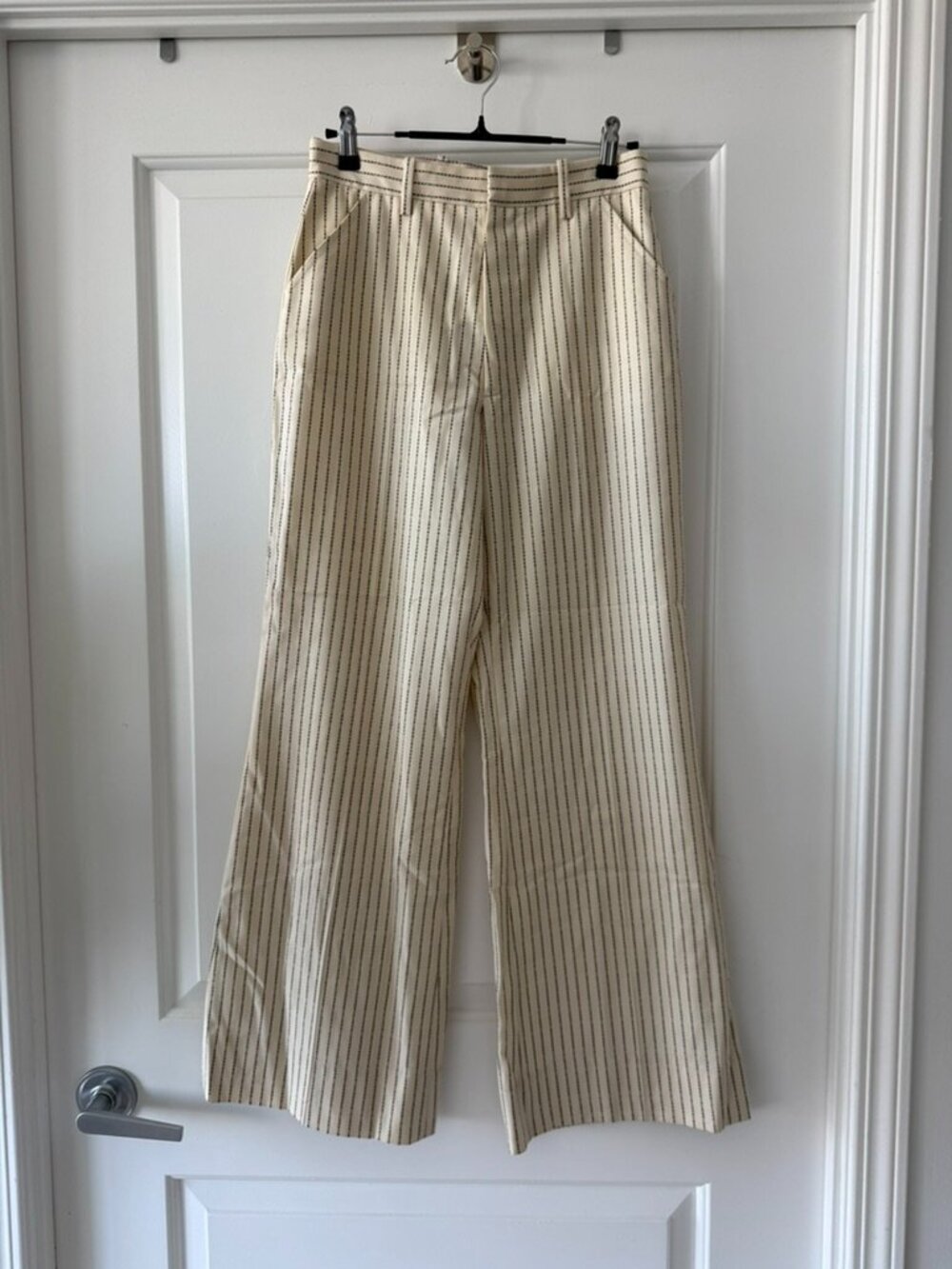 Maison Margiela Striped Wide-Leg Pants – Size 4
